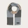 bugatti Schal mit Karo-Design aus Baumwolle