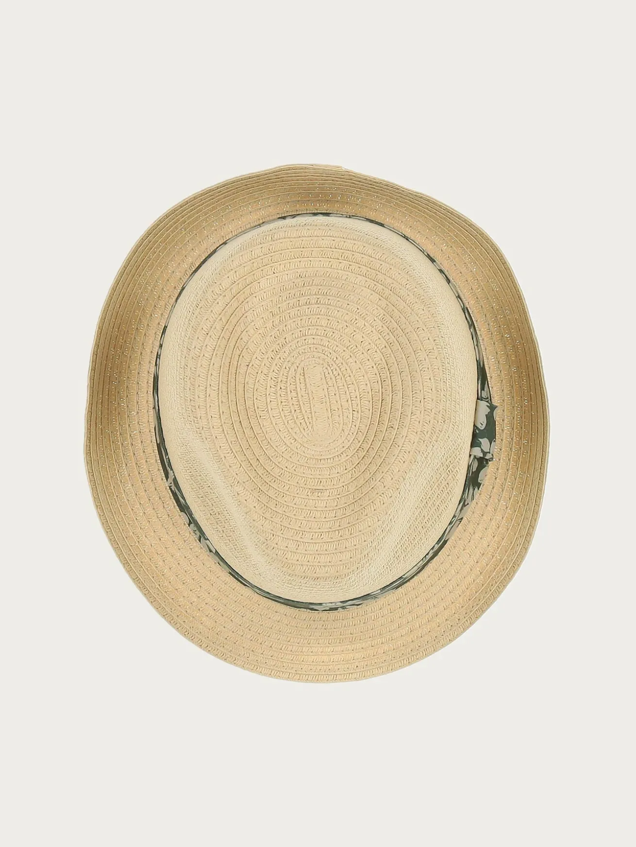 bugatti Trilby mit sommerlichem Blüten-Print am Hutband