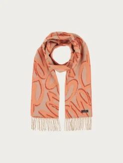 Cashmink-Schal LOVE mit Herz-Design
