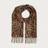 Cashmink-Schal mit Leo-Design
