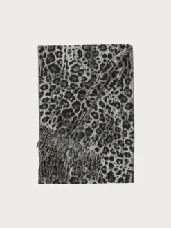 Cashmink-Schal mit Leo-Design