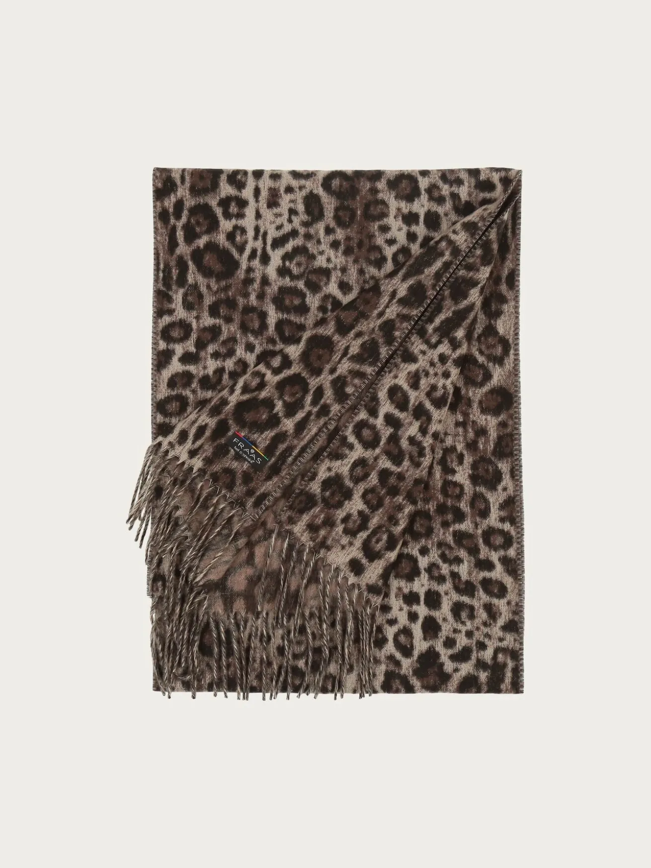 Cashmink-Schal mit Leo-Design