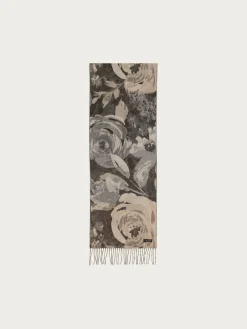 Cashmink-Schal mit romantischem Blumen-Design