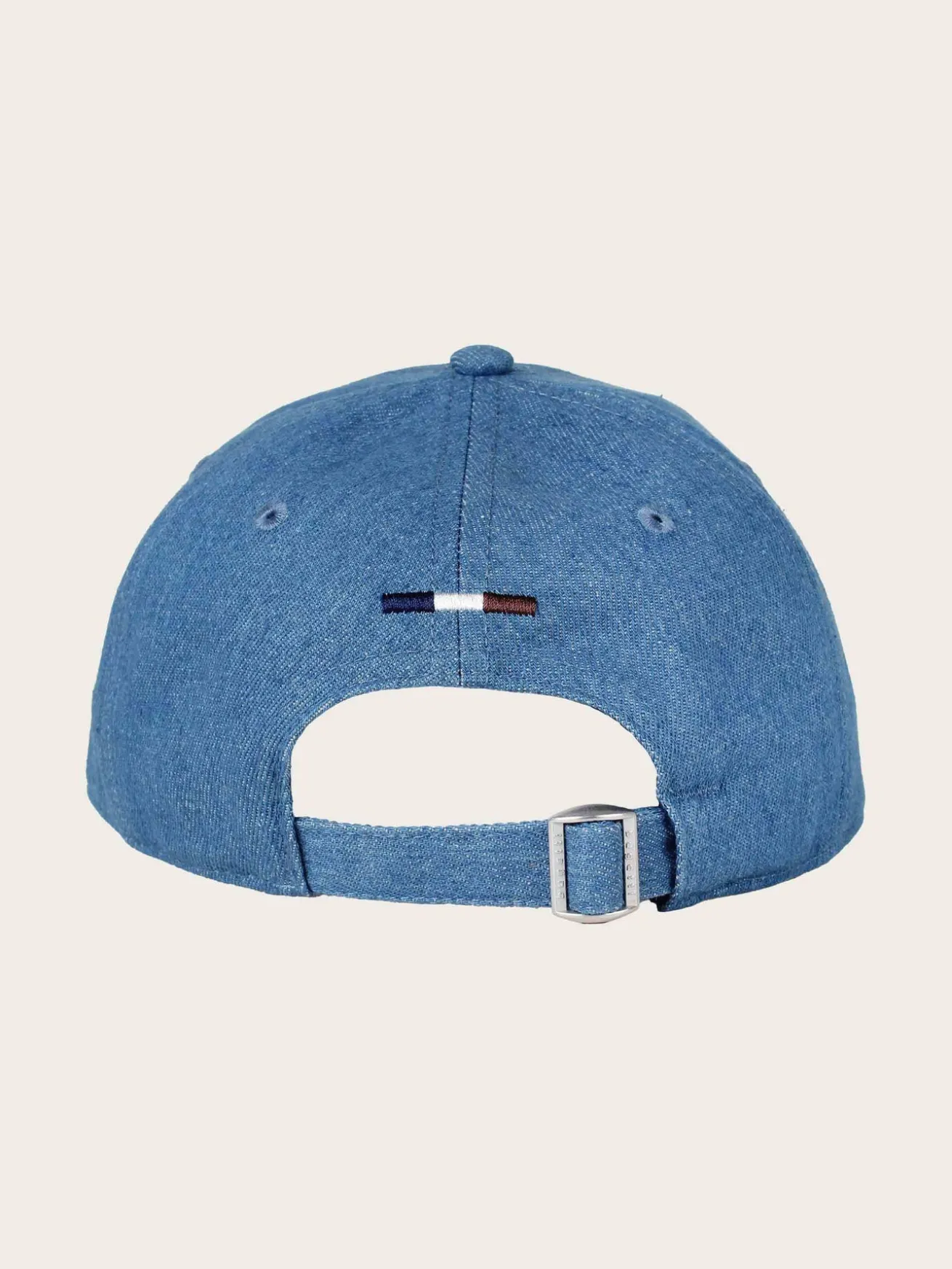 Einfarbige Baseballkappe im Jeans-Look mit gesticktem bugatti-Logo