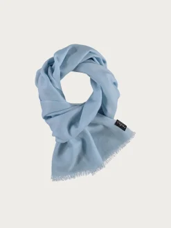 Einfarbige Pashmina aus reiner Wolle