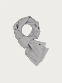 Einfarbige Pashmina aus reiner Wolle