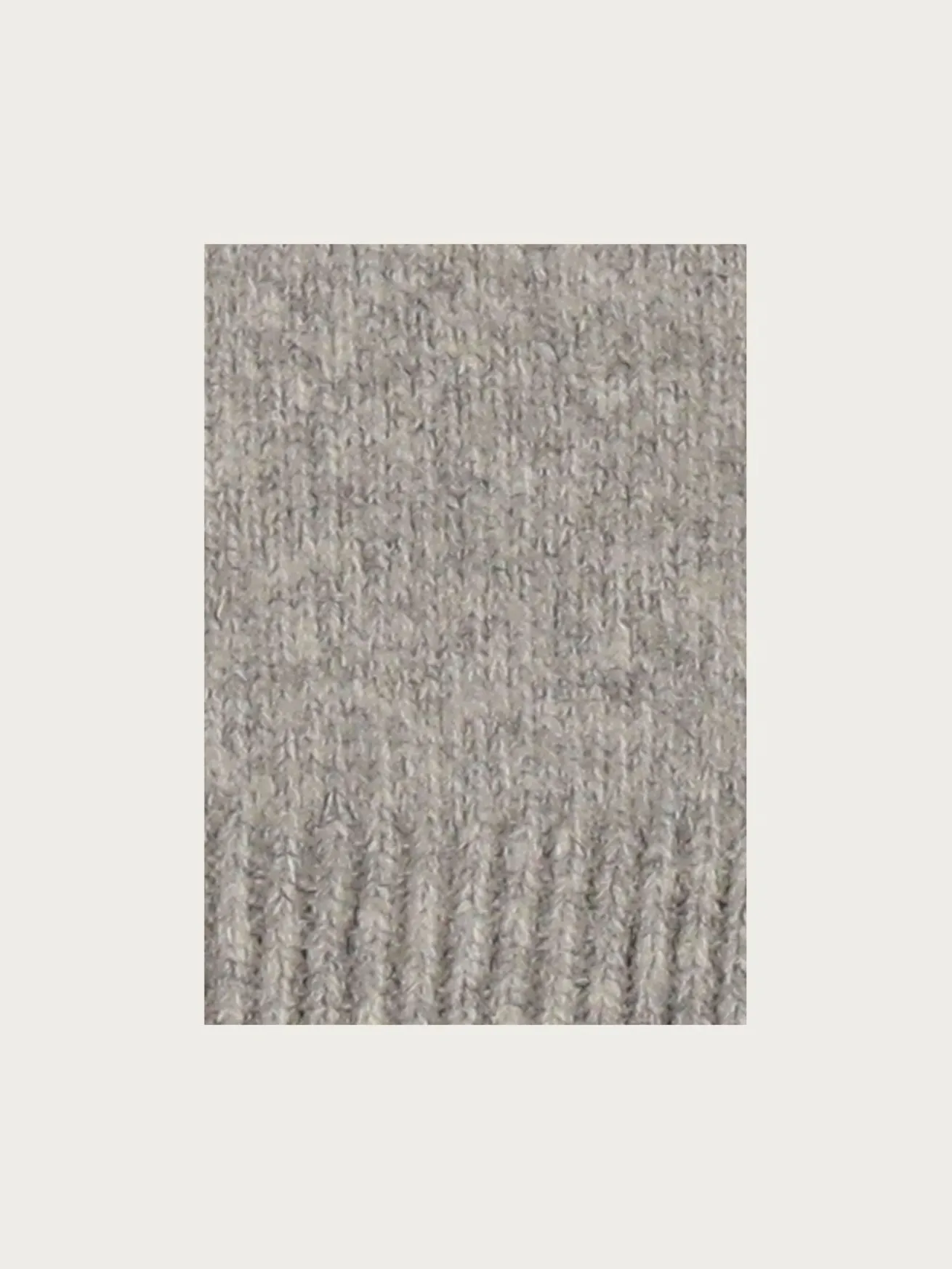 Einfarbige Strickhandschuhe in Wollmischung