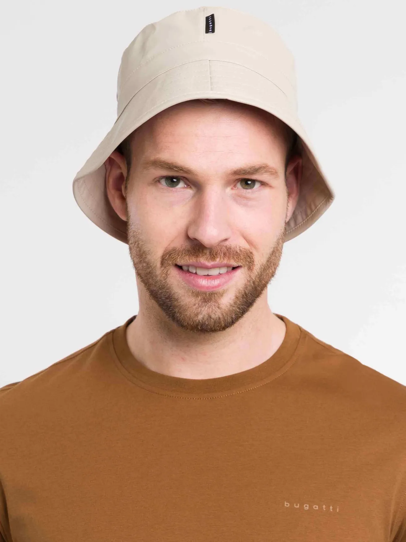 Einfarbiger wasserfester bugatti Bucket Hat