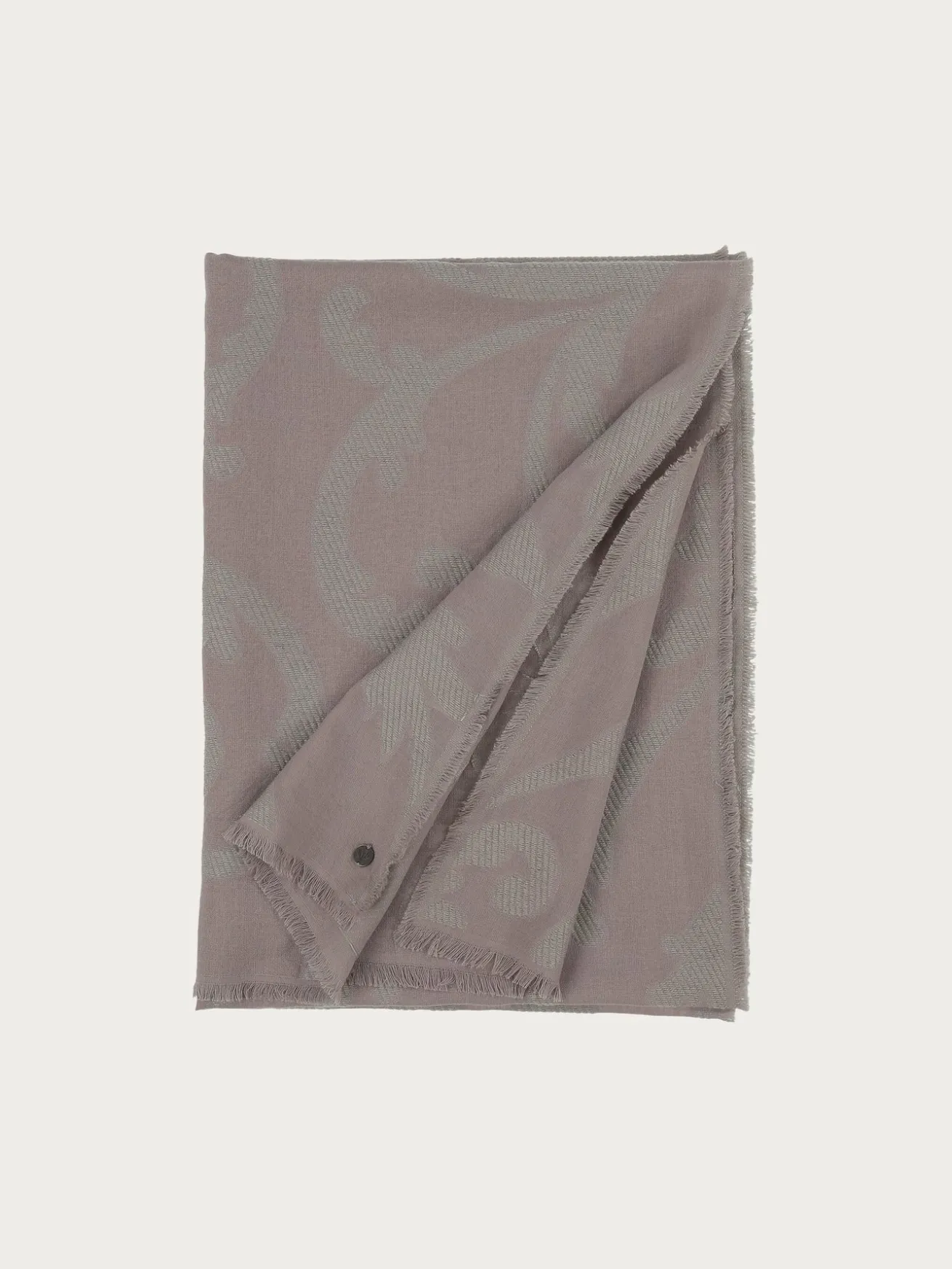 Fil Coupé Stola mit Ranken-Muster