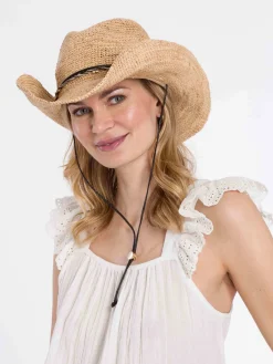 Formbarer Loevenich Cowboy Hut mit Kinnband