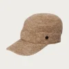 Gestrickte Basecap in Wollmischung