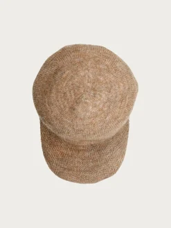 Gestrickte Basecap in Wollmischung
