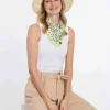 Leichter Loevenich Papier-Fedora mit Boho-Muster