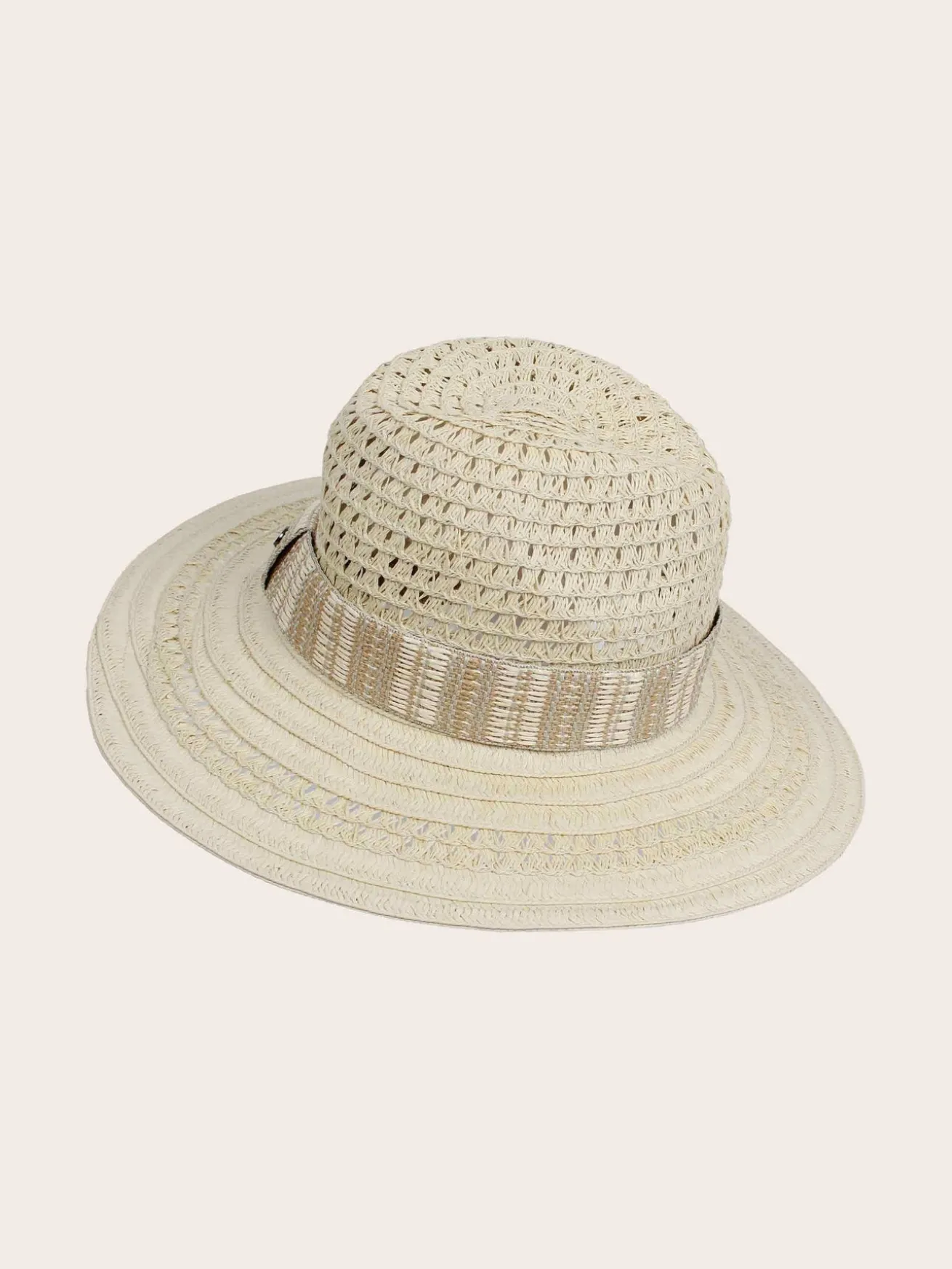 Loevenich Fedora mit Hutband aus Stroh