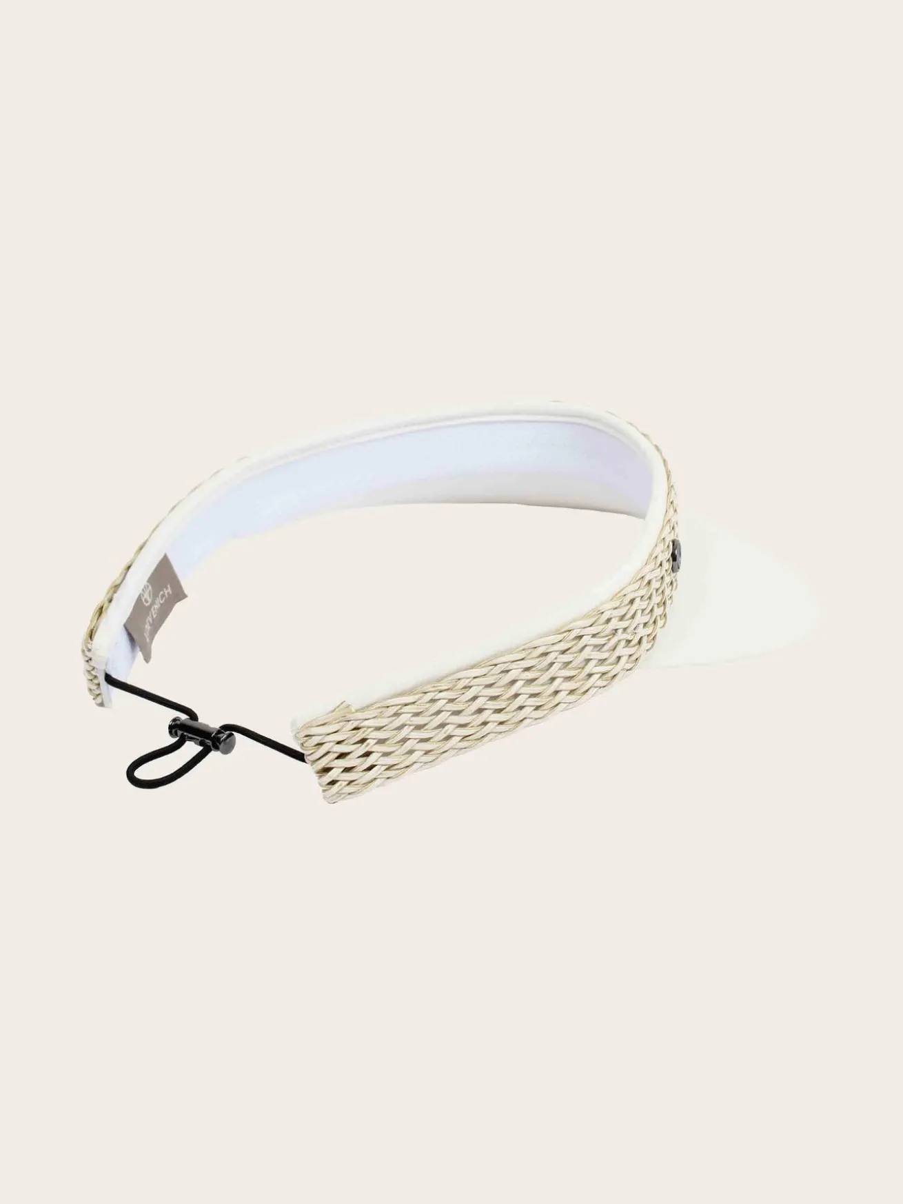 Loevenich Visor aus Baumwolle mit geflochtenem Kunstlederband