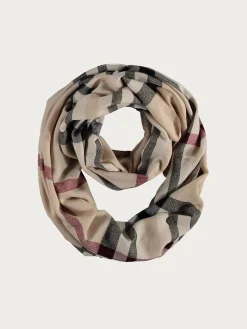 Loop mit FRAAS Plaid Karo - Made in Germany