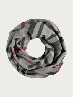 Loop mit FRAAS Plaid Karo - Made in Germany