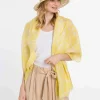 Modischer Loevenich Glockenhut mit gehäkeltem Boho-Muster