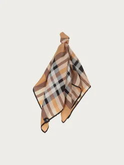 Nickituch mit FRAAS Plaid Karo aus reiner Seide