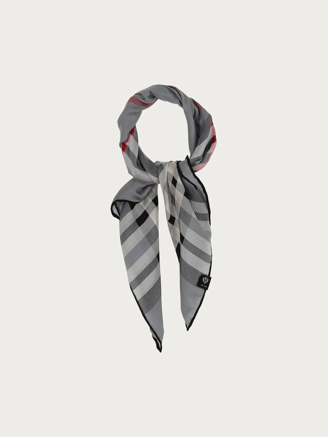 Nickituch mit FRAAS Plaid Karo aus reiner Seide