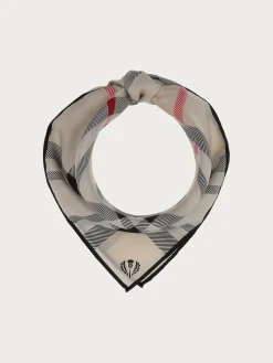 Nickituch mit FRAAS Plaid Karo aus reiner Seide