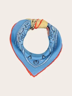 Nickituch mit Paisley-Design aus reiner Seide