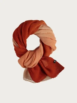 Plissee-Stola mit Ombré-Effekt