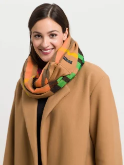 Schmaler Cashmink-Loop mit FRAAS Plaid Karo
