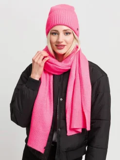 Strickschal in Wollmischung