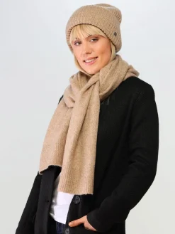 Strickschal in Wollmischung
