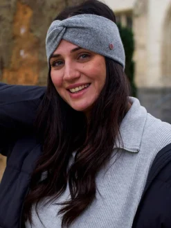 Strickstirnband aus reinem Kaschmir