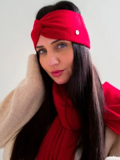 Strickstirnband aus reinem Kaschmir