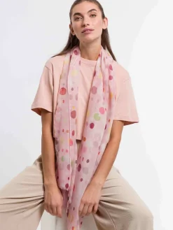 Sustainability Collection - Schal im bunten Punkte-Design