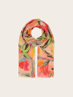 Sustainability Collection - Schal mit Blumen-Design aus Viskose
