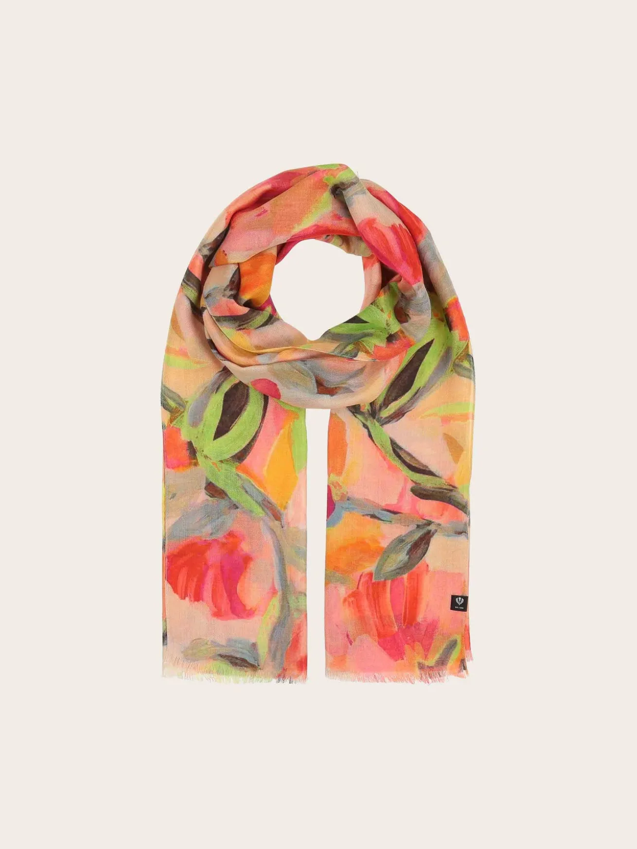 Sustainability Collection - Schal mit Blumen-Design aus Viskose