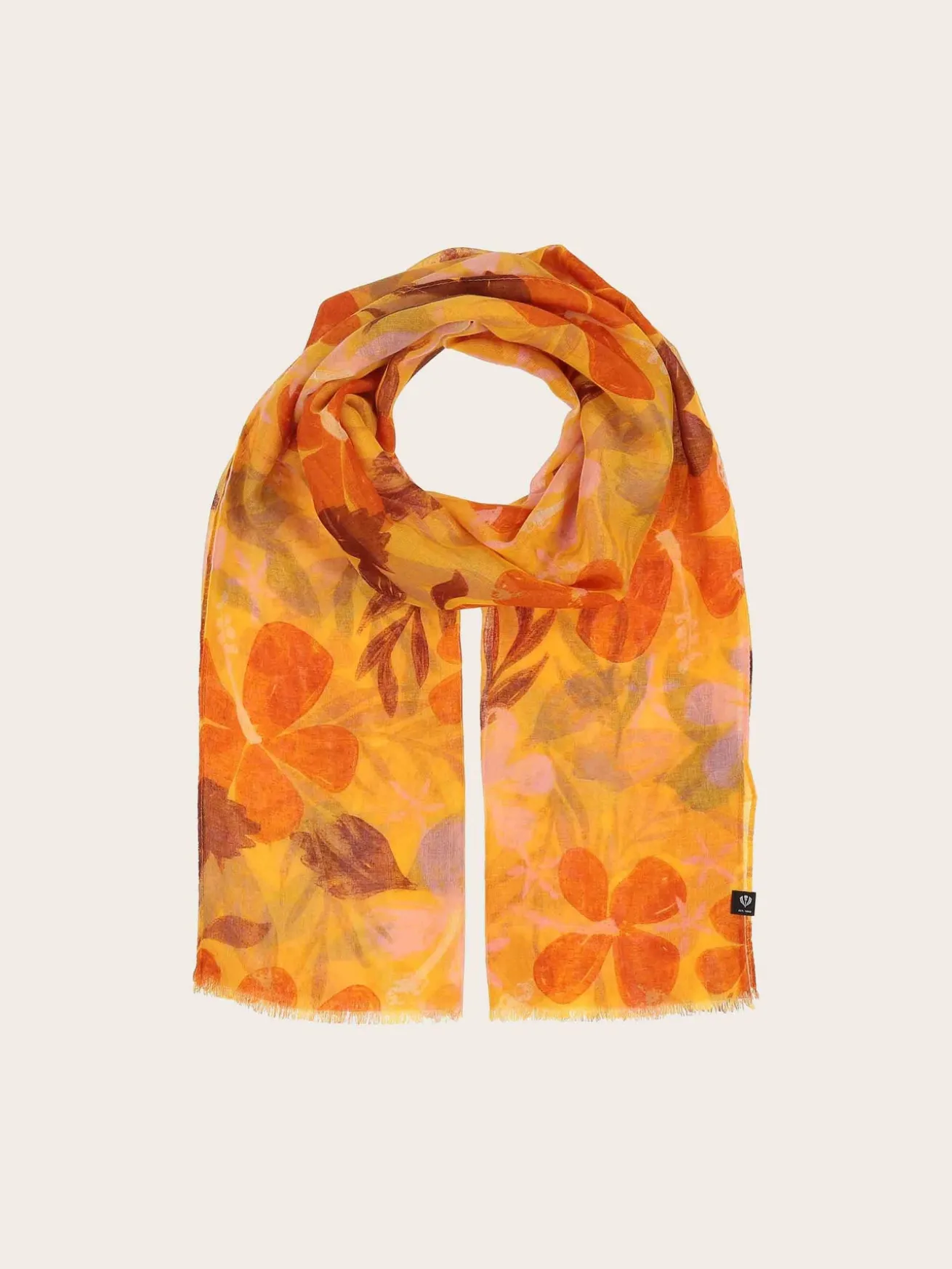 Sustainability Collection - Schal tropischem Blumen-Design