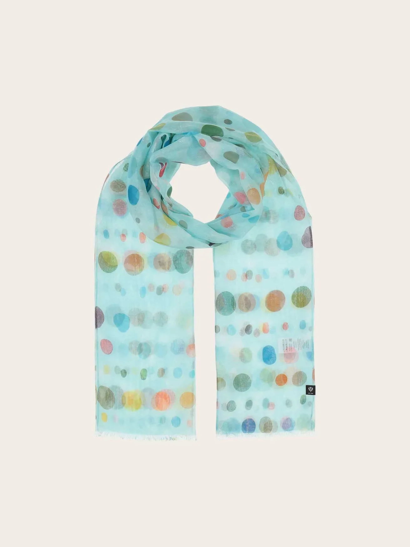 Sustainability Collection - Schal im bunten Punkte-Design