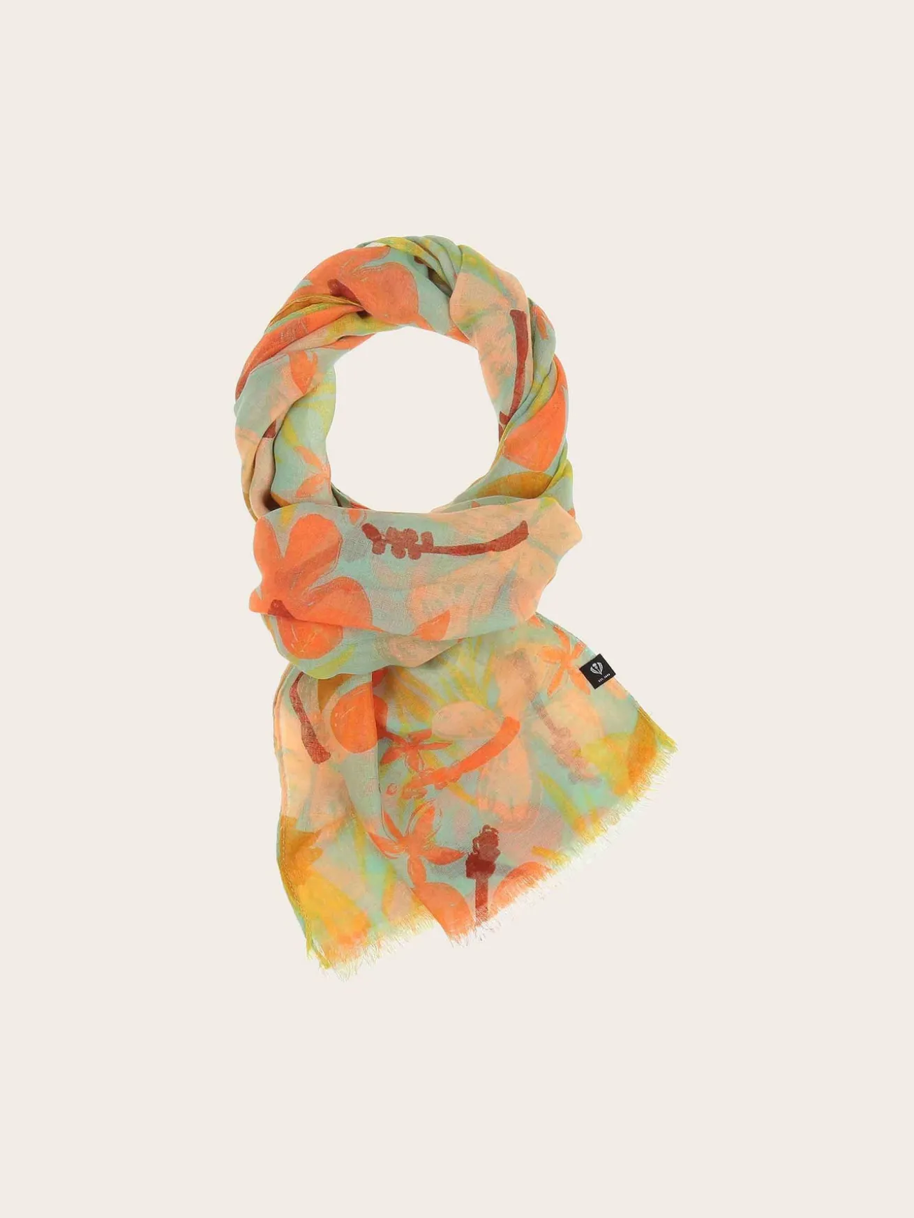Sustainability Collection - Schal tropischem Blumen-Design