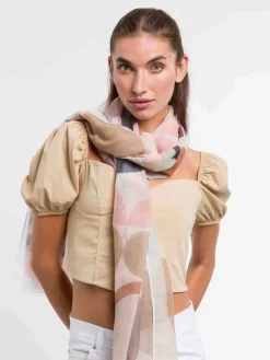 Sustainability Collection - Schal mit Muster-Mix
