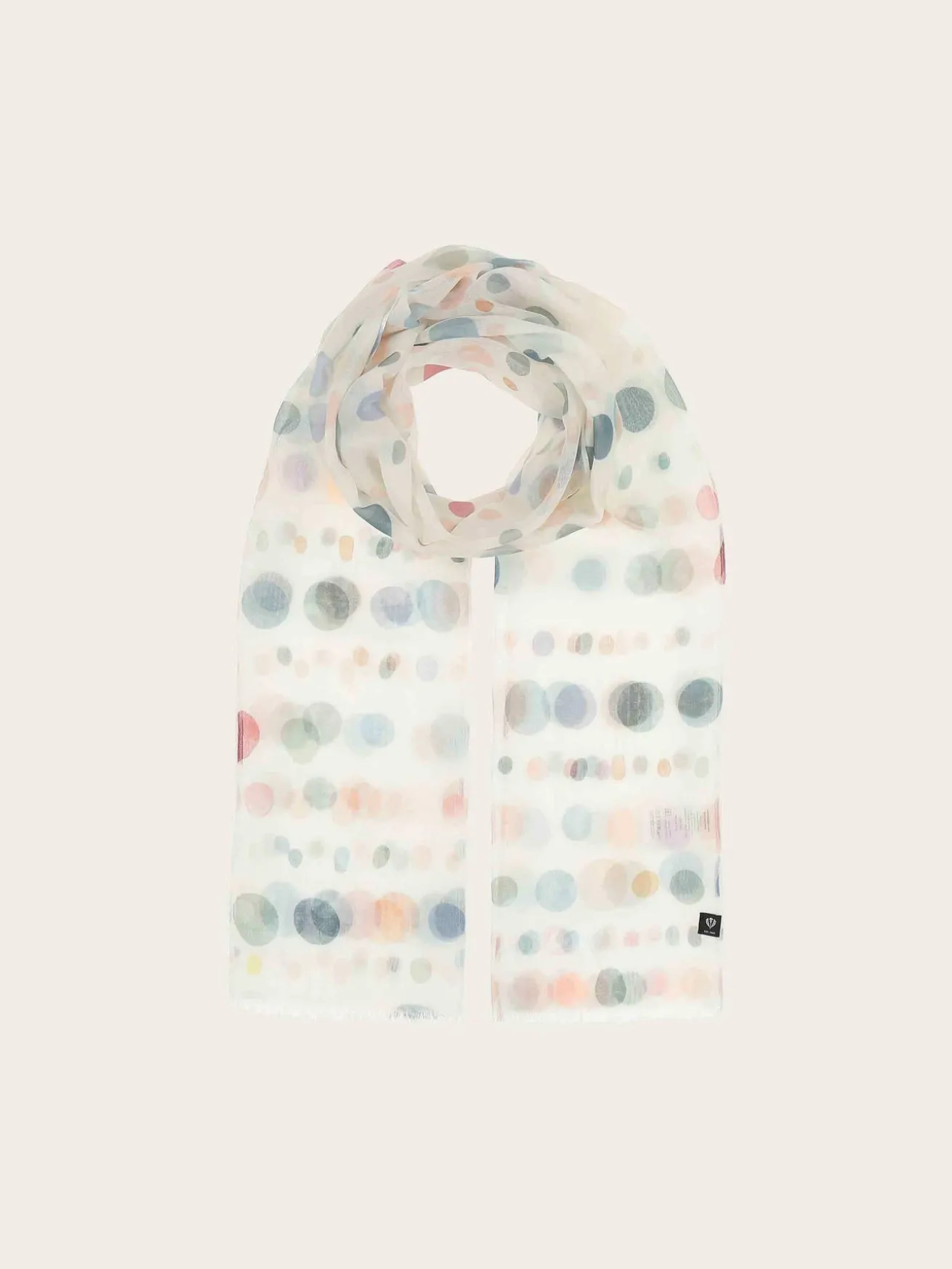 Sustainability Collection - Schal im bunten Punkte-Design