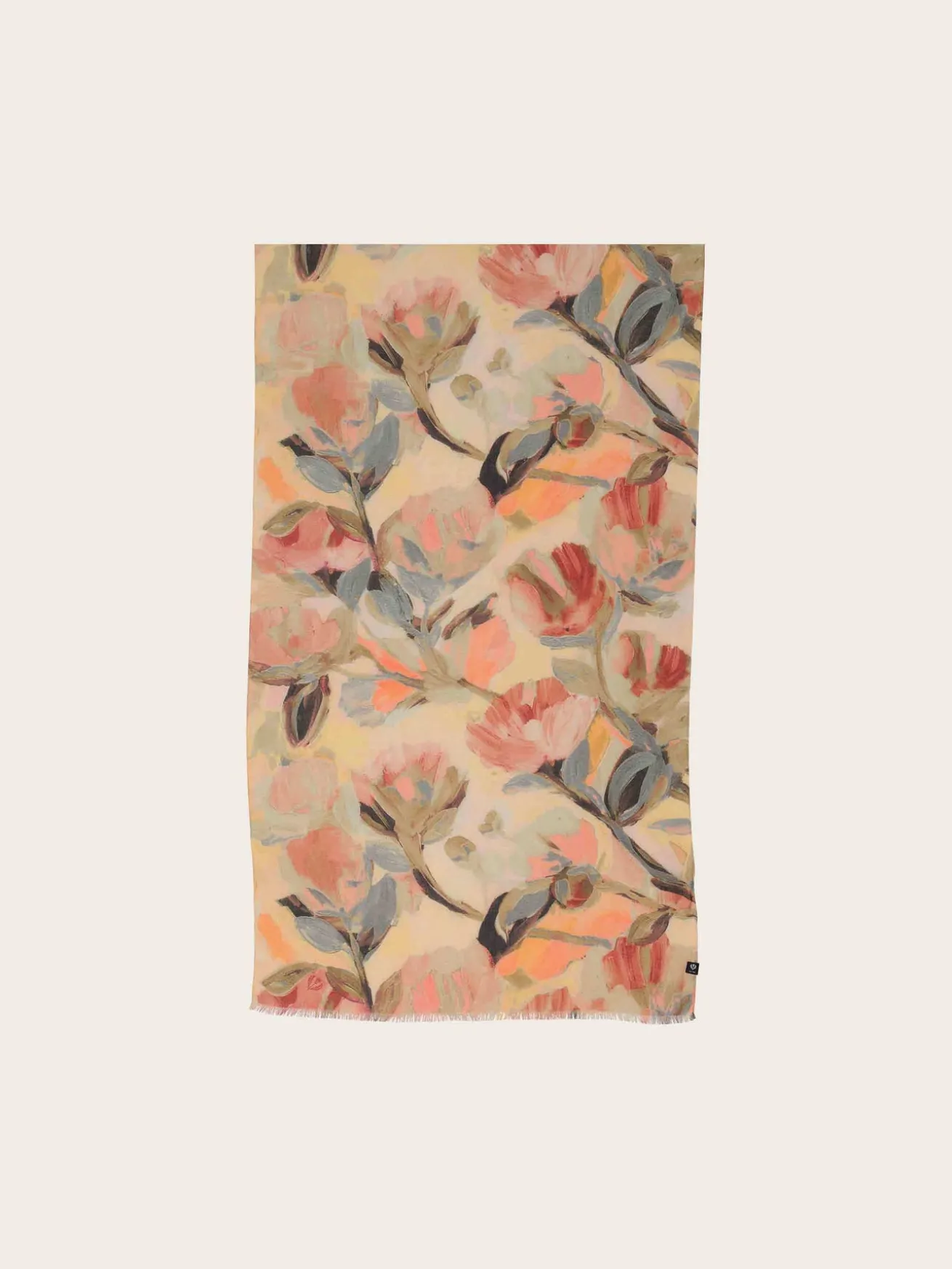 Sustainability Collection - Schal mit Blumen-Design aus Viskose