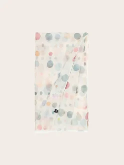 Sustainability Collection - Schal im bunten Punkte-Design