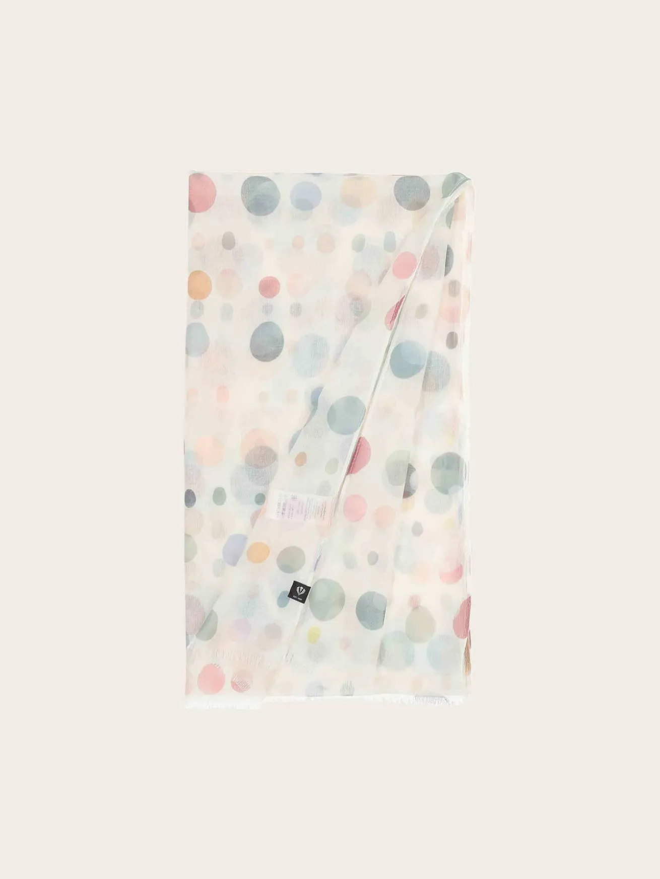 Sustainability Collection - Schal im bunten Punkte-Design
