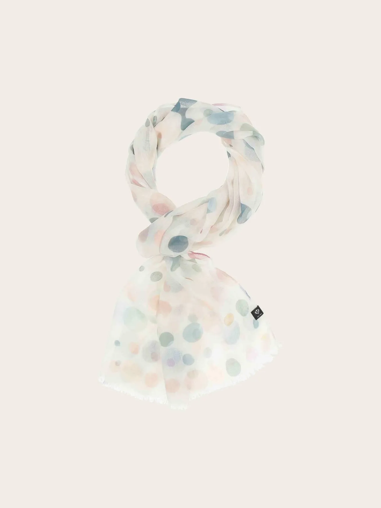 Sustainability Collection - Schal im bunten Punkte-Design