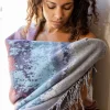 Sustainability Edition - Cashmink-Decke mit Aquarell-Design - Made in Germany