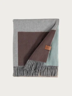 Sustainability Edition - Cashmink-Decke mit Colour Block Design - Made in Germany