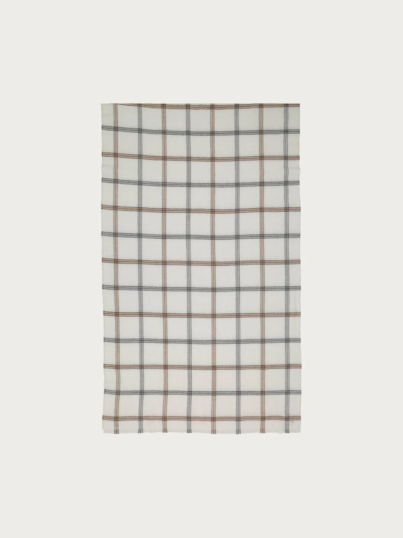 Sustainability Edition - Karierter Wollschal