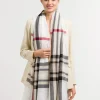 Sustainability Edition - Leichte Stola mit FRAAS Plaid Karo