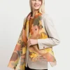 Sustainability Edition - Leichter Schal mit floralem Design