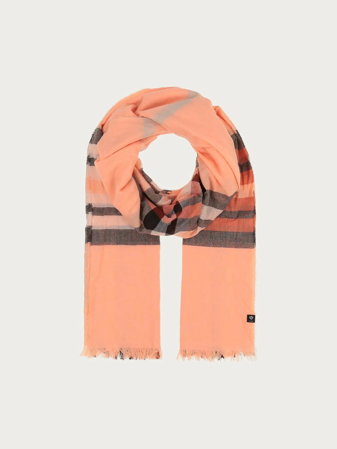 Sustainability Edition - Leichte Stola mit FRAAS Plaid Karo